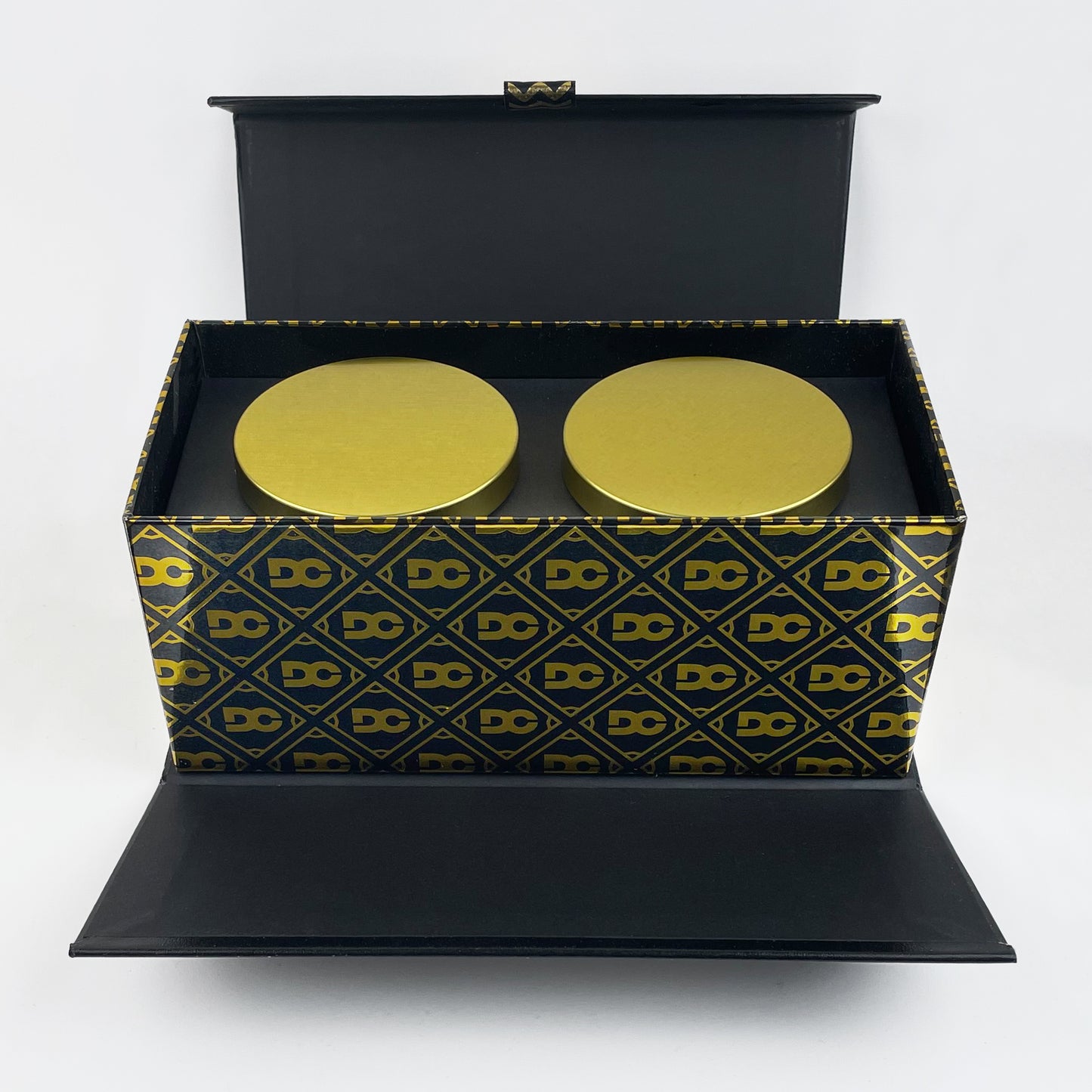 The Men's Collection Candle Gift Set - Black For Men & Cognac Cubans-4