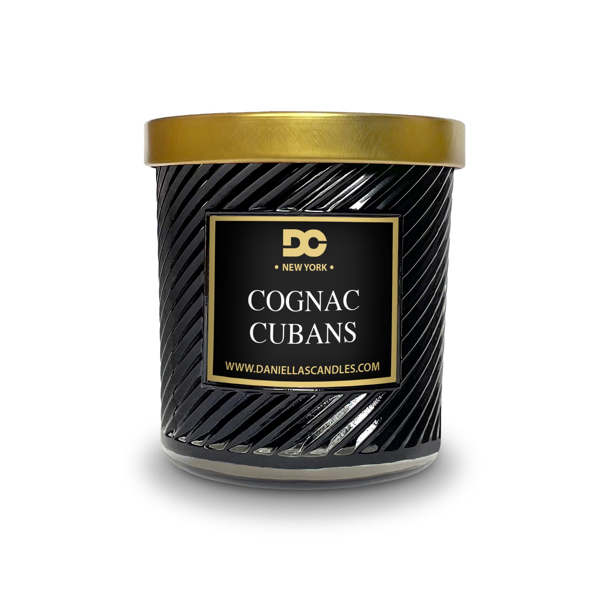 The Men's Collection Candle Gift Set - Black For Men & Cognac Cubans-3